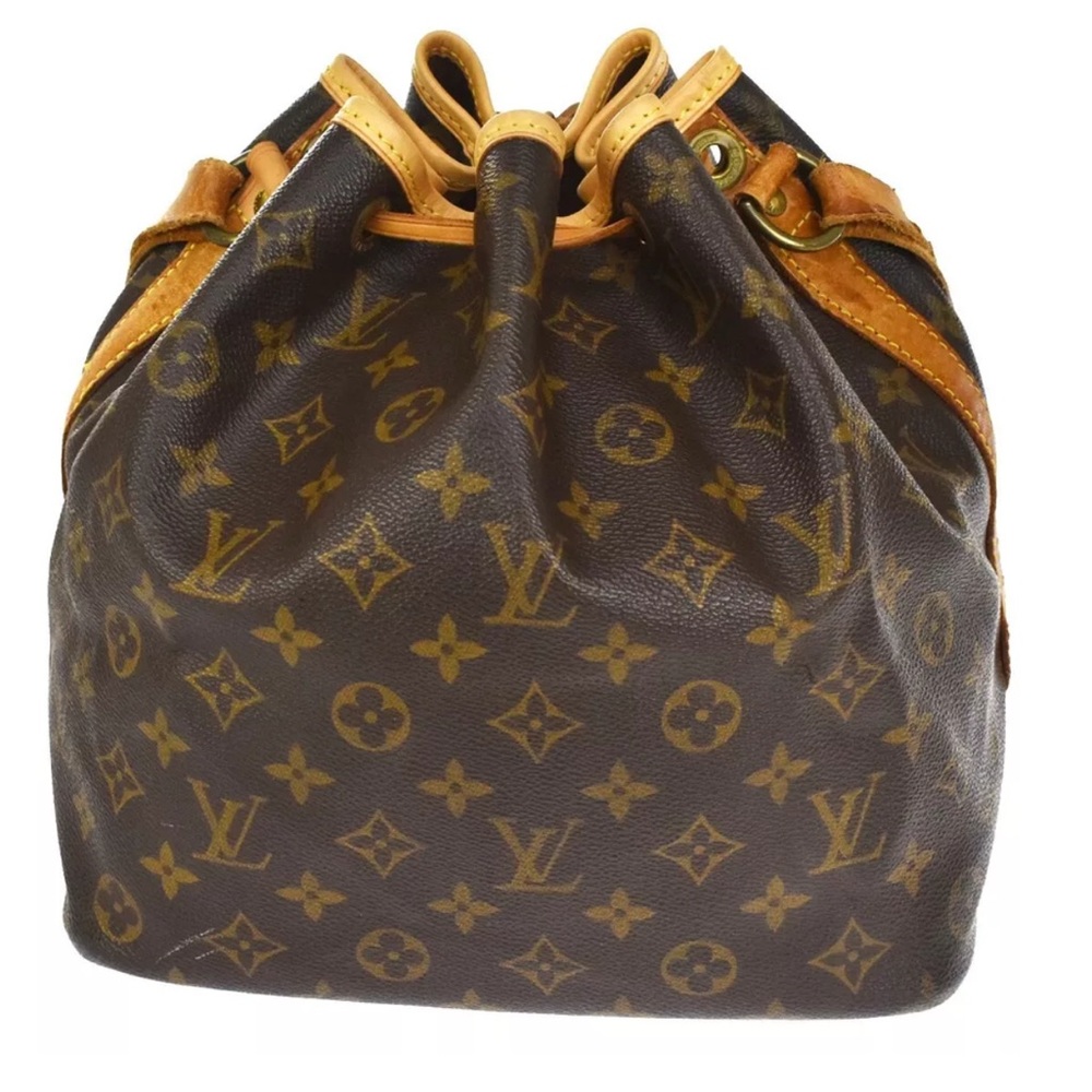 Louis Vuitton Monogram Drawstring Bucket Bag in Brown and Tan - Picture 4 of 14